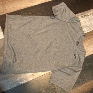 Gray Nike Dri Fit Shirt